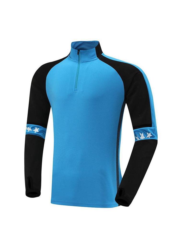 Children's Primary School Football Training Set – Half-Zip Jacket & Long-Sleeve Pants for Autumn/Winter Sports