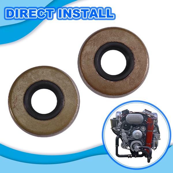 2-Pack Gearbox Oil Seals for OMC Marine Engine (18-2028)