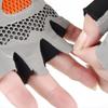 1Pair Sports Half Finger Bike Gloves Outdoor Cycling Fitness Breathable Shock-Absorbing Anti Slip Running Gym Half Cut Gloves