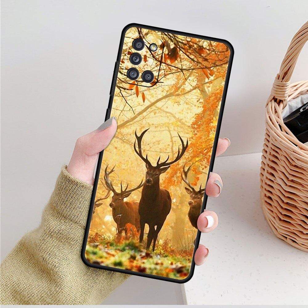 Pentru Samsung Galaxy A02s A12 A31 A41 A32 4G A71 A21s A51 A52 A72 A53 A52s 5G A22 Deer Hunting Camo Huse pentru telefon mobil Funda pentru telefon