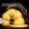 Gold Silicone Soft Bead Anal Plug Extra Large 5-Bead Dilator for Men & Women Prostate Massager Butt Plug Dildo Adult Sex Toy