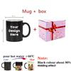 Personalisierte Zaubertassen, individuelle Farbwechseltasse, durch Hitze aktiviert, jedes Bild, Foto oder Text wird auf die Tasse gedruckt, Geschenk zum Muttertag für Papa