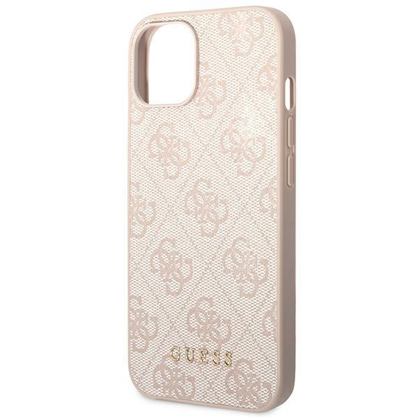 Guess Guhcp14Sg4Gfpi Iphone 14 / 15 / 136.1 Różowy/Pink Hard Case 4G Metal Gold Logo
