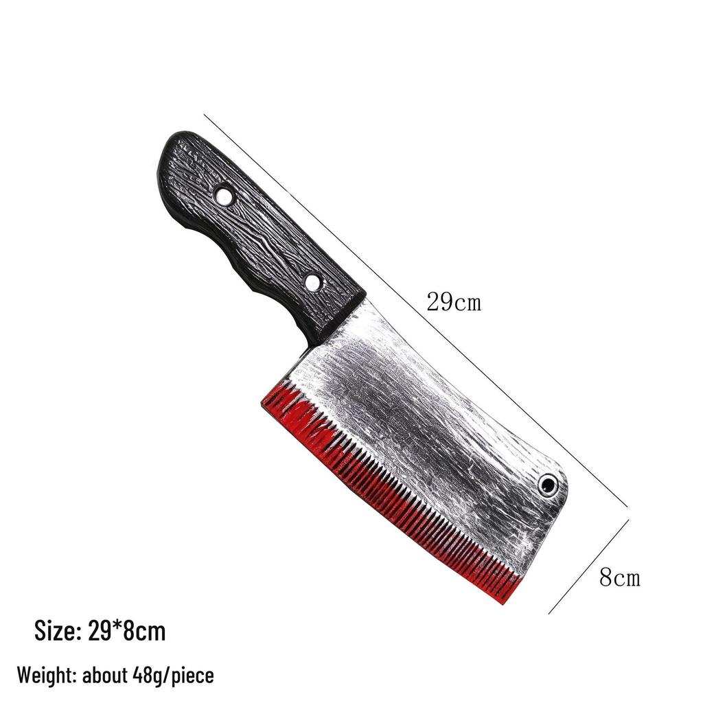 Halloween Blood-Tipped Decorative Knife for Prank and Ghost Festival