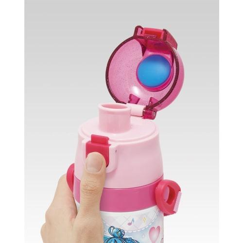 Skater Children's Water Bottle, Direct Drinking, 470ml, Kimi to Idol PreCure Girl Design, Insulated Stainless Steel, Lightweight, Sports Bottle, Kids'