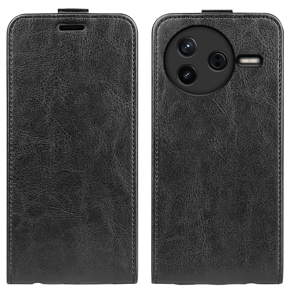 Etui dla Xiaomi Redmi K80 5G z przegródkami na karty, pionowo otwierane, skórzane etui na telefon