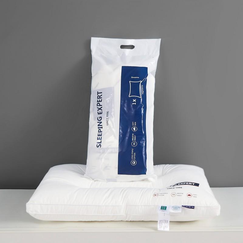 Premium Cotton Pillow Insert Set Hotel Dormitory Home Use Hypoallergenic Medium Low High Options