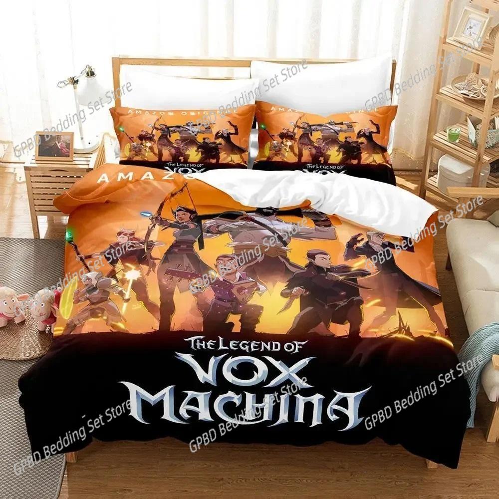 Legend Of Vox Machina Game Bedding Set Bedroom Soft Modern Bedspreads Comefortable Duvet Cover Quilt Cover And Pillowcase