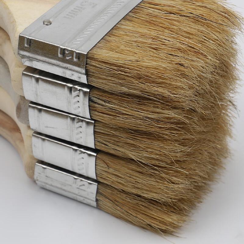 Wooden Handle Boar Bristle Paint Brush