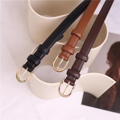Belt Ladies Belt Pin Buckle Leather Decorated Jeans Belt With Suit Skirt Trendy Belt