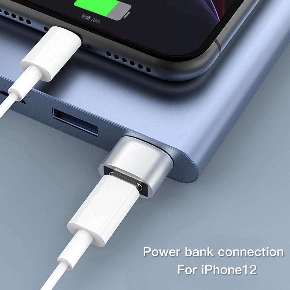 2PCS Ladegerät Adapter für IPhone 13 Pro Max 13Pro 13 USB Typ-C Adapter Typ C USB-C Konverter für IPhone 12 Laptop Typ C Kabel