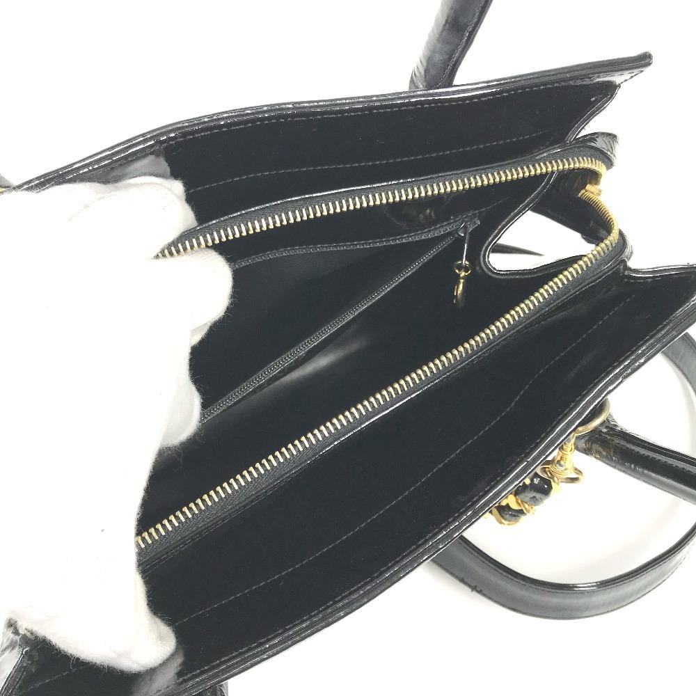 CHANEL vintage V-Stitch 2WAY Bag Cocoball Shoulder Bag Hand Bag Tote Bag