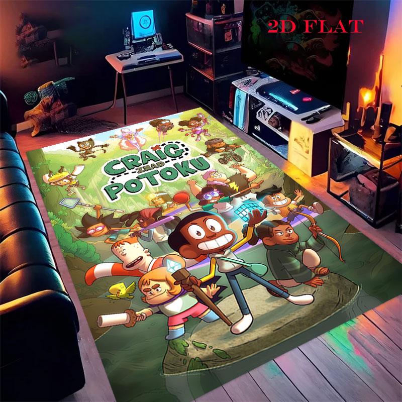 Creek Hideout Carpet Rug for Living Room Bedroom Home Sofa Decoration,Kids play Nonslip Floor Mat