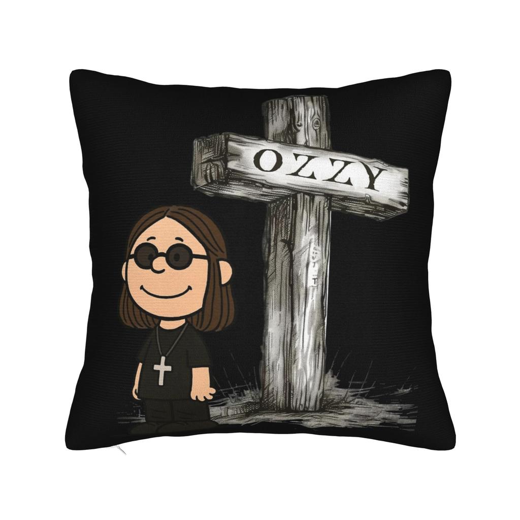 Ozzy Osbourne Pillowcases Merch Soft Cushion Cover  Throw Pillow Cover Bed Decorations Zipper Multiple Sizes