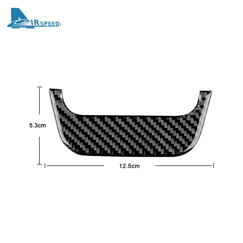 Real Carbon Fiber For BMW 5 Series M5 E39 1998-2003 Storage Box Front Armrest Handle Panel Stickers Interior Trim