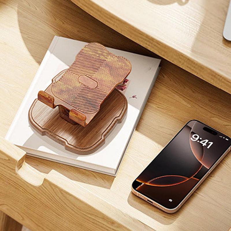 Desk Phone Stand Tabletop Rotation Phone Holder 360 Rotating Foldable Phone Holder Desktop Portable Cell Phone Stand Italy