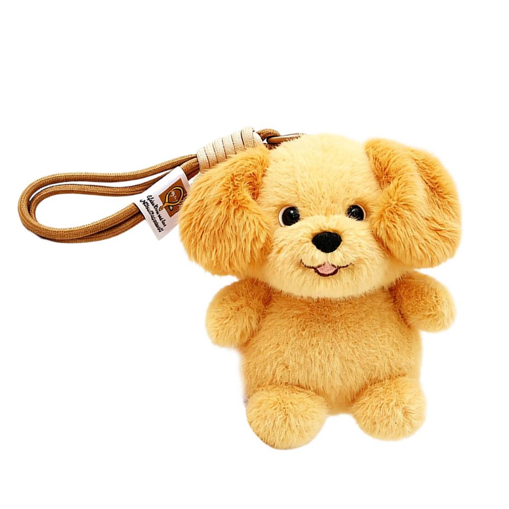 Cute Dog Plush Keychain Cartoon Stuffed Puppy Bag Pendant Backpack Charm Kawaii Animal Key Ring Holder Birthday Kids Gifts