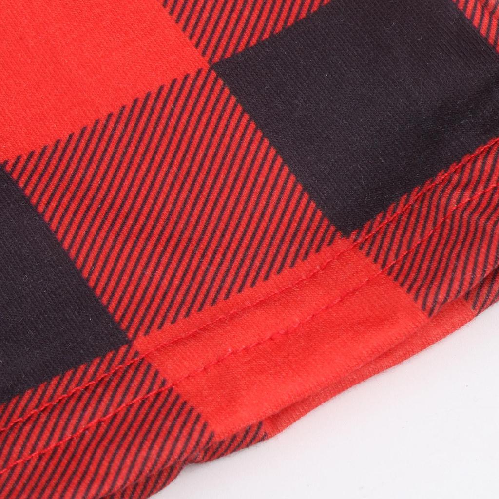 Піжами з різдвяним принтом в наявності: Комплект дитячого та батьківського лонгсліву та картатих штанів