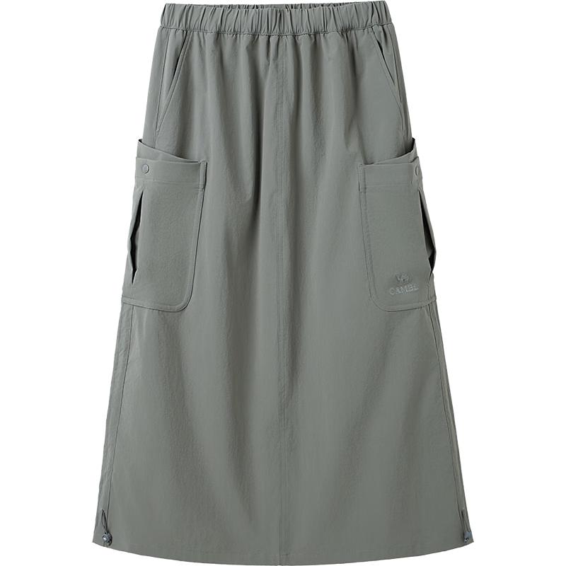 CAMEL Women s Quick-Dry A-Line Outdoor Cargo Skirt M