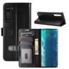 Motorola Edge Leather Flip Case with Crazy Horse Texture & Photo Frame
