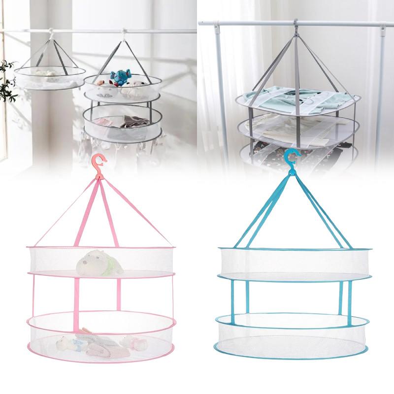 Foldable And Expandable Clothes Drying Mesh With Durable Polyester For Indoor Use