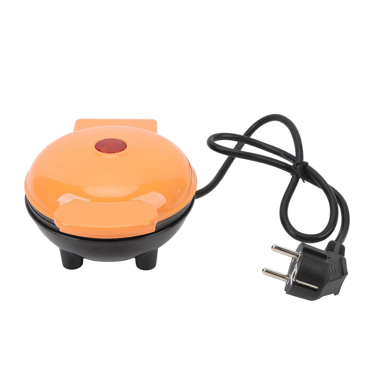 

Mini Cake Maker 350W Non Stick Double Sided Heating Electric Lava Cake Maker Machine for Home Breakfast Snacks Desserts EU помаранчевий