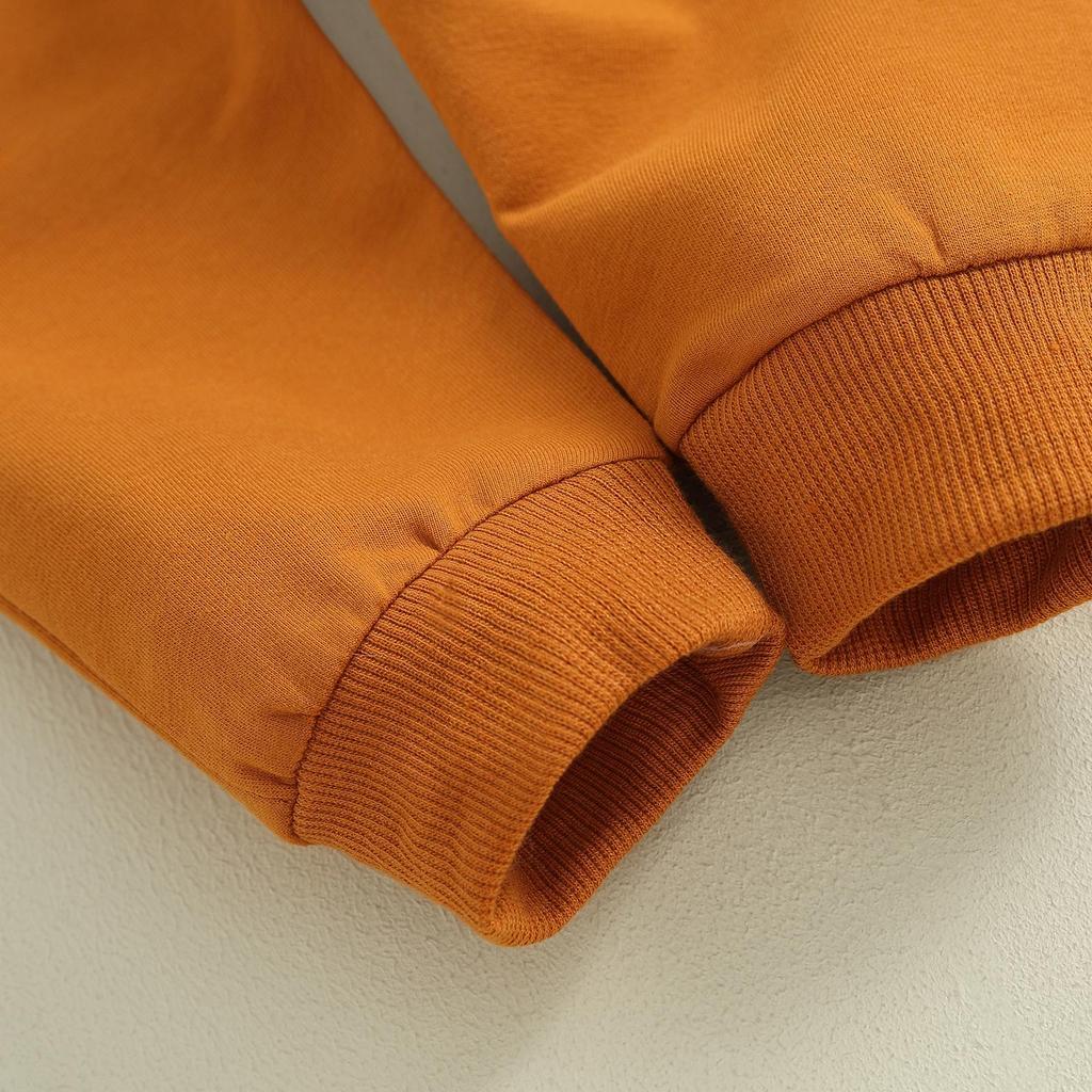 Toddler Boys Birthday Outfits 6M 12M 18M 24M 3Y Letter Print Long Sleeve Sweatshirts and Solid Color Long Pants 2Pcs Clothes Set