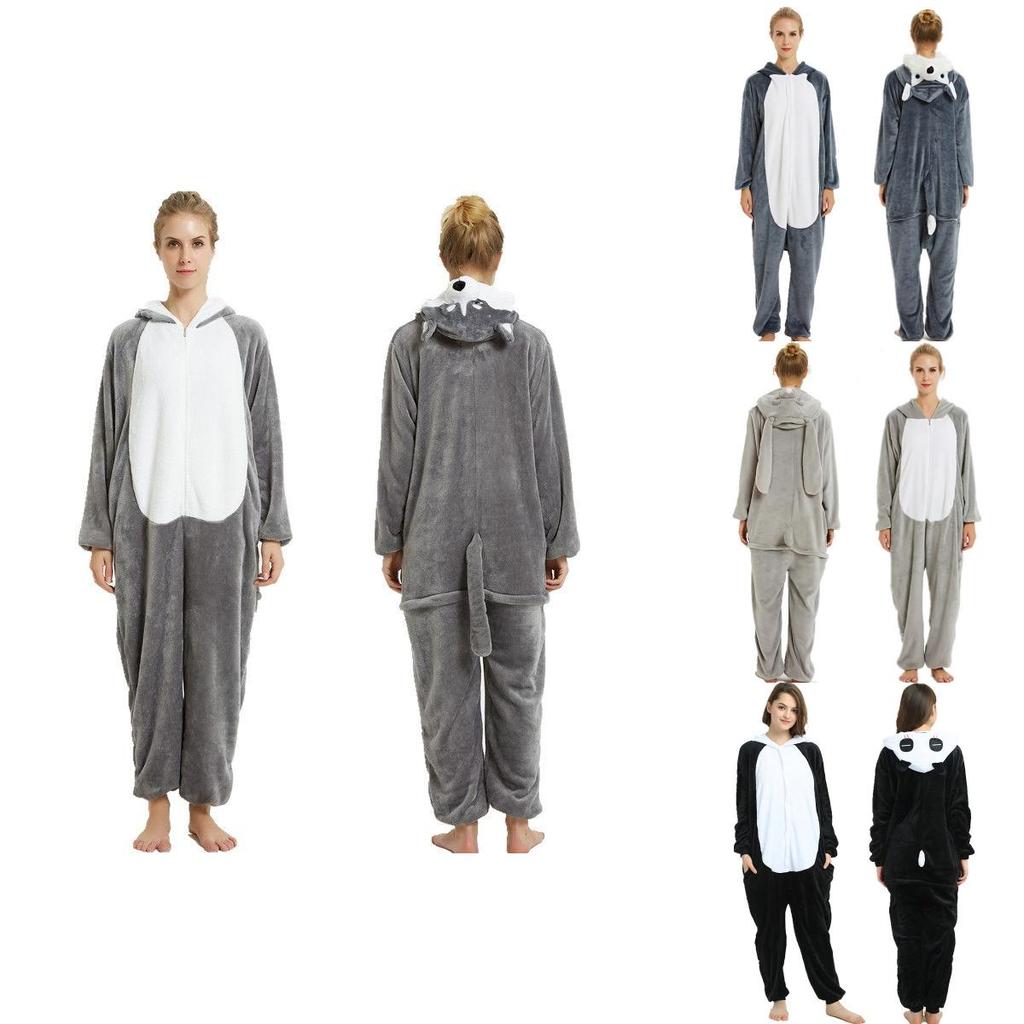 Luxuriously Soft Unisex Adult Animal Onesie Jumpsuit For Ultimate Lounge Comfort