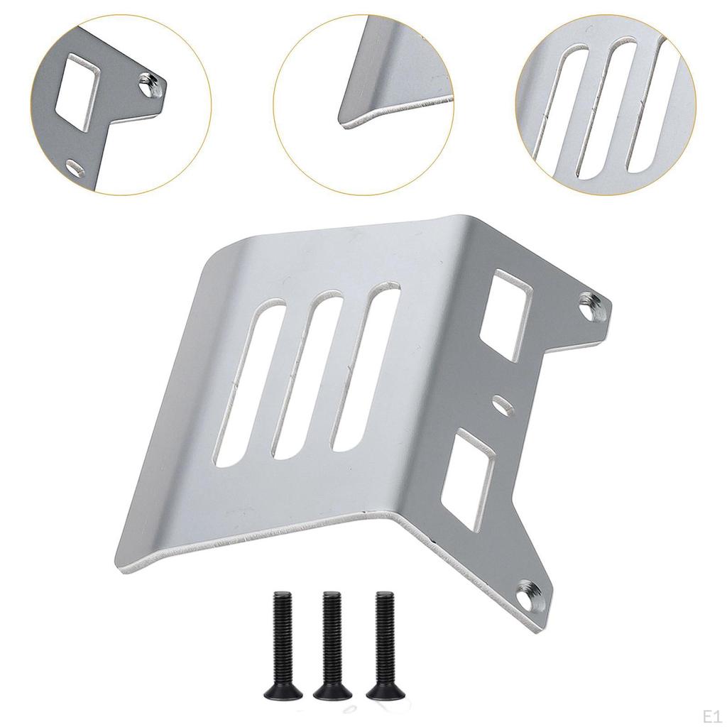 1/10 RC Car Front Protector Easy Installation High Performance Retrofit Spare Parts Stainless Steel
