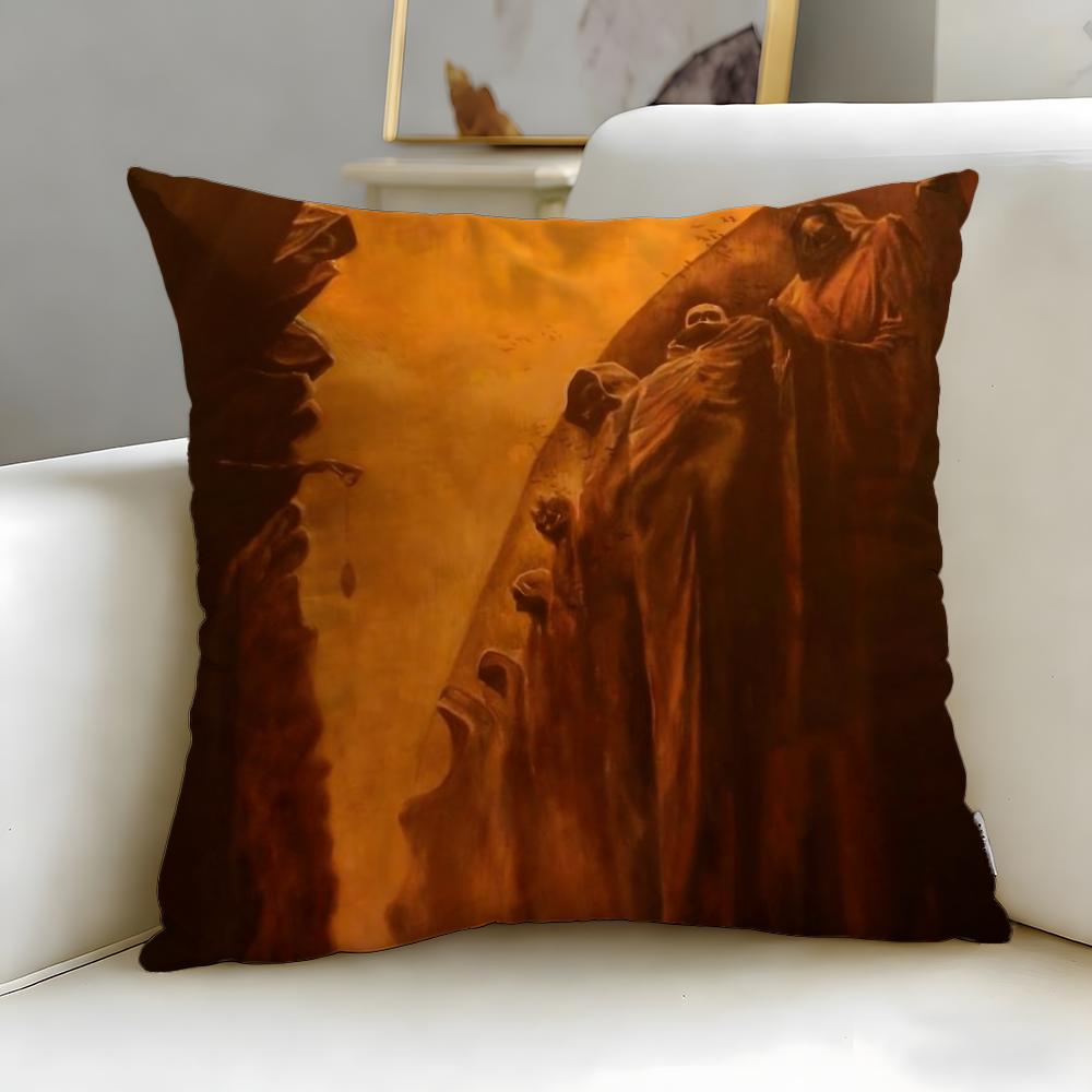 classic painter Zdzislaw Beksinski Cushion Cover Soft EasyWash Pillow Case Versatile for Couch Bed Travel and Office