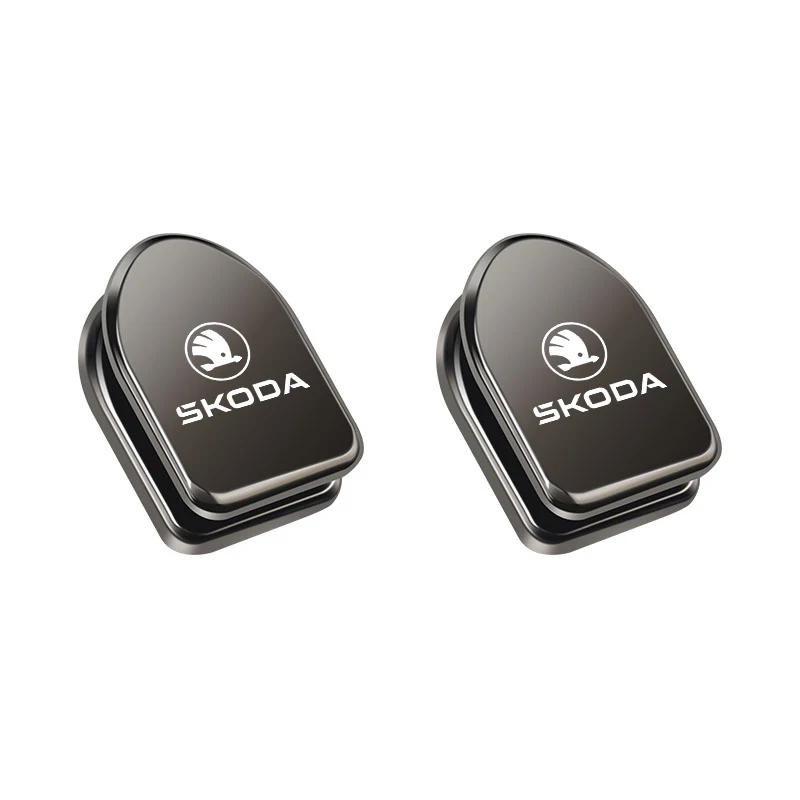 

2Pcs Metal Car Styling Storage Hooks Organizer For Skoda Octavia Superb Rapid Kodiaq Karoq Fabia Kamiq Citigo Yeti Scala Enyaq 2Pcs C-Black-1
