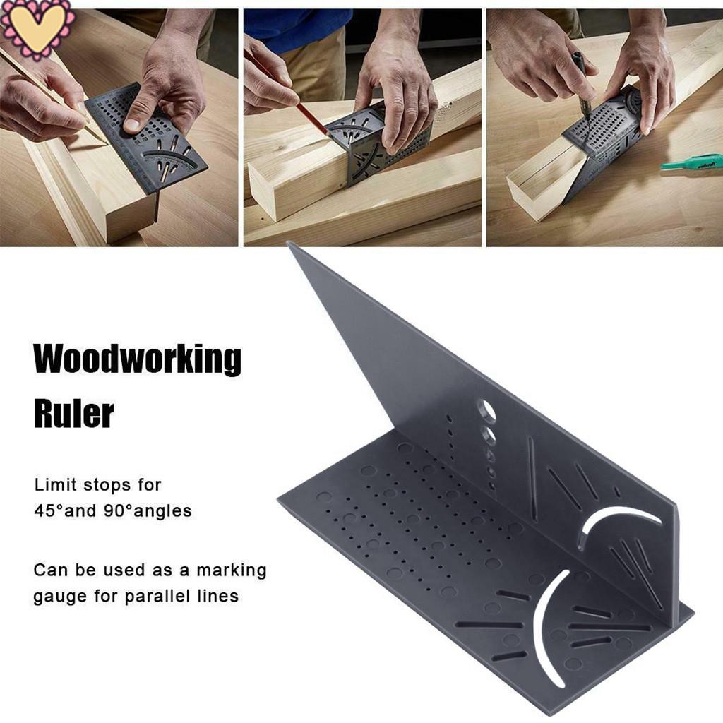 TRY /& MITRE SQUARE 100mm 200mm RULER MEASURE WOOD TOOL CARPENTRY