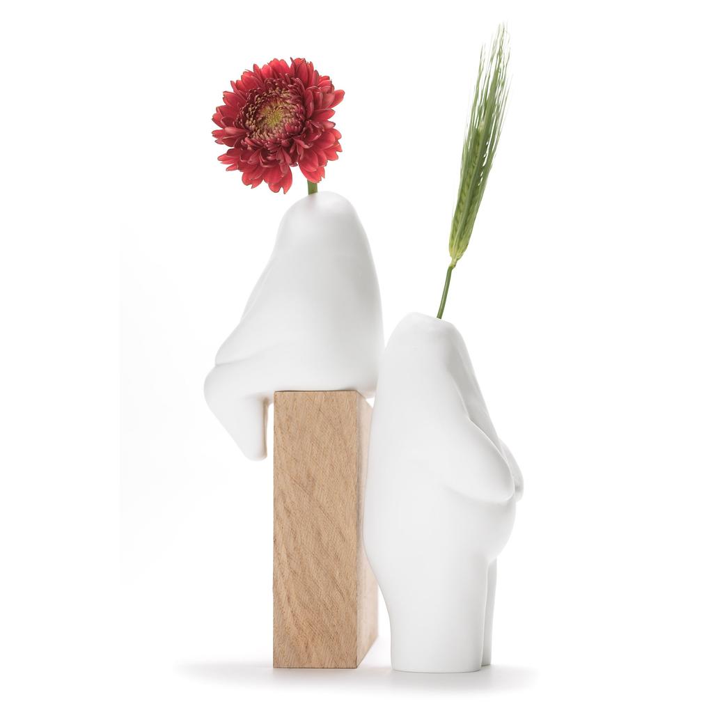H Concept +d Flowerman Standing D-901 Single Flower Vase, Flower Base, Interior Decor