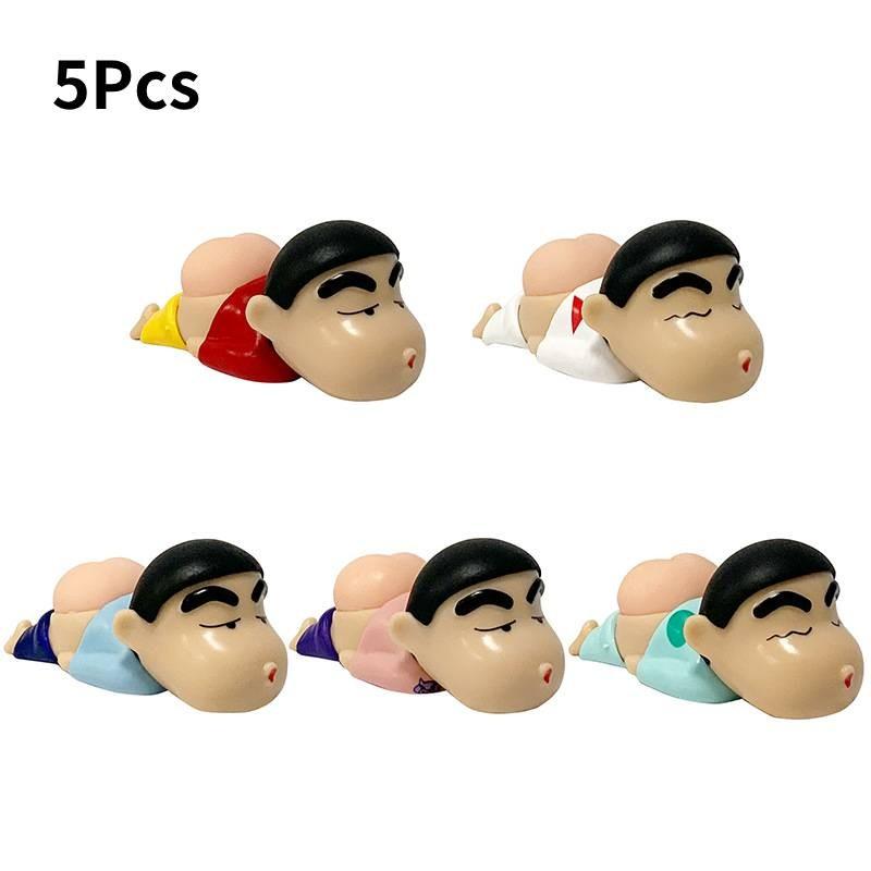 Adorable Crayon Shin Chan Soft Plush Toy Figures Cute Pvc Collectible Models