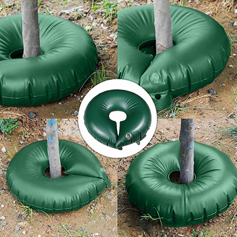 10 Gallons Tree Watering Bag 60cm Diameter Slow-Release Drip Rings Anti-UV Automatic Irrigation System For Gardening Trees Shrub