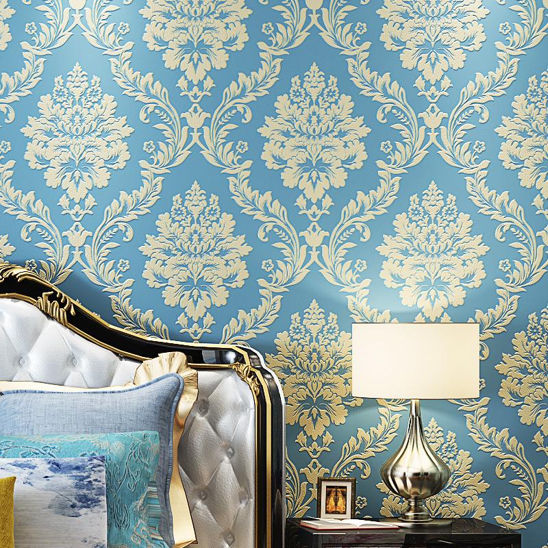3D Non-woven Wallpaper Living Room Bedroom TV Background  Modern and Minimalist Non Self-adhesive Wallpaper Home Decor