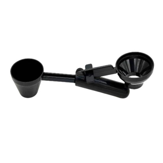 Pâlnie lingură de cafea pentru capsule reutilizabile de tip K Lingură de măsurat cafea de precizie Instrumente de reumplere capsule de cafea pentru transfer pudră proteică ceai