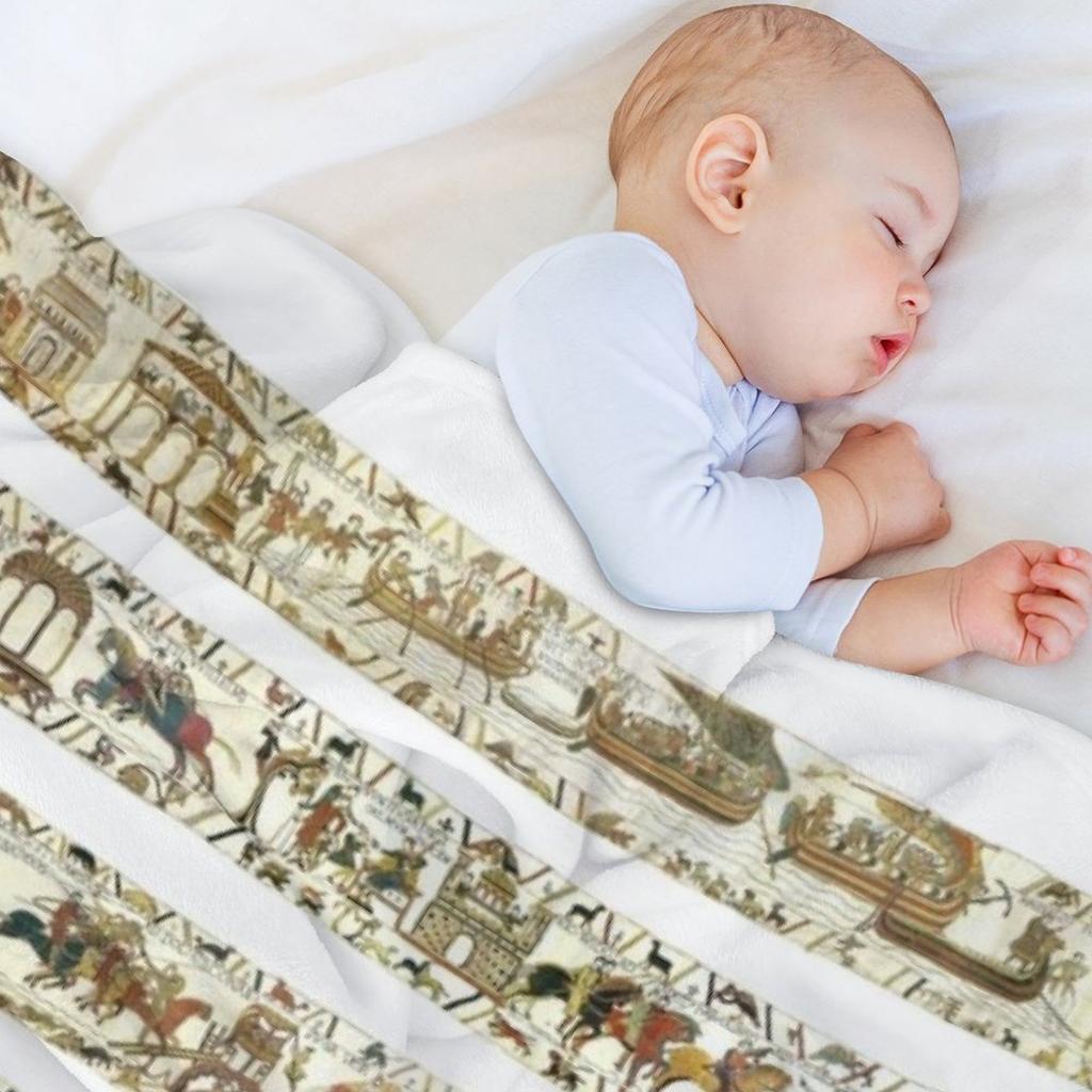 Complete Bayeux Tapestry Throw Blanket Baby anime Thermals For Travel cosplay anime Blankets