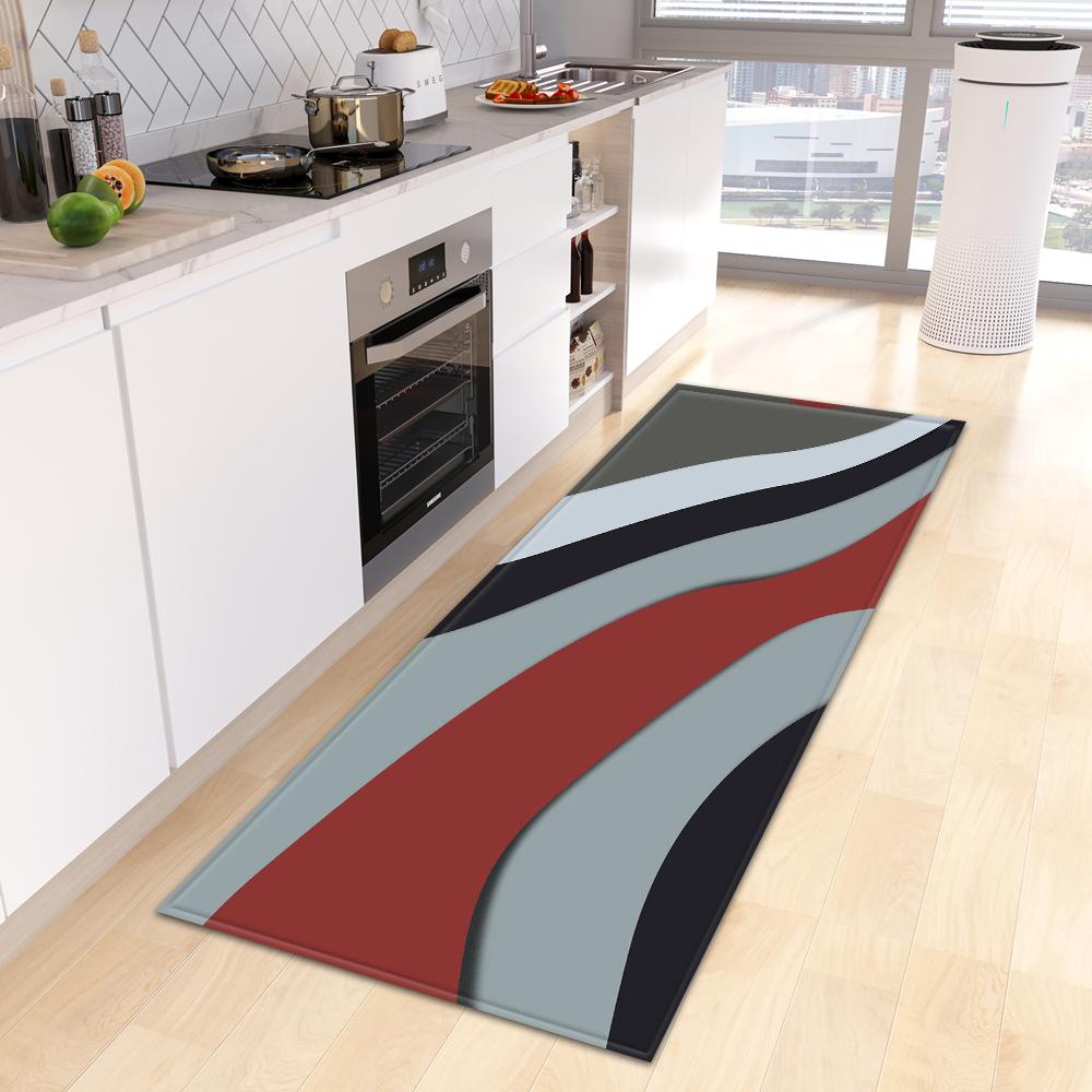 Moderne Küche Teppich Fußmatte Veranda Wohnzimmer Teppich Schlafzimmer Nachttisch Flur Boden rutschfeste Bodenmatte
