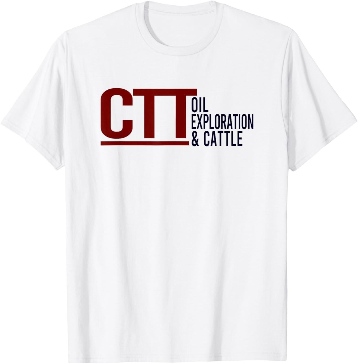 CTT Oil Exploration and Cattle Unisex T-Shirt S разноцветный