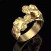 Popular Fashion Rings with Exquisite Creativity, Multi Person Couples' Palm Sized Beauties, Exaggerated Series of Character Rings
