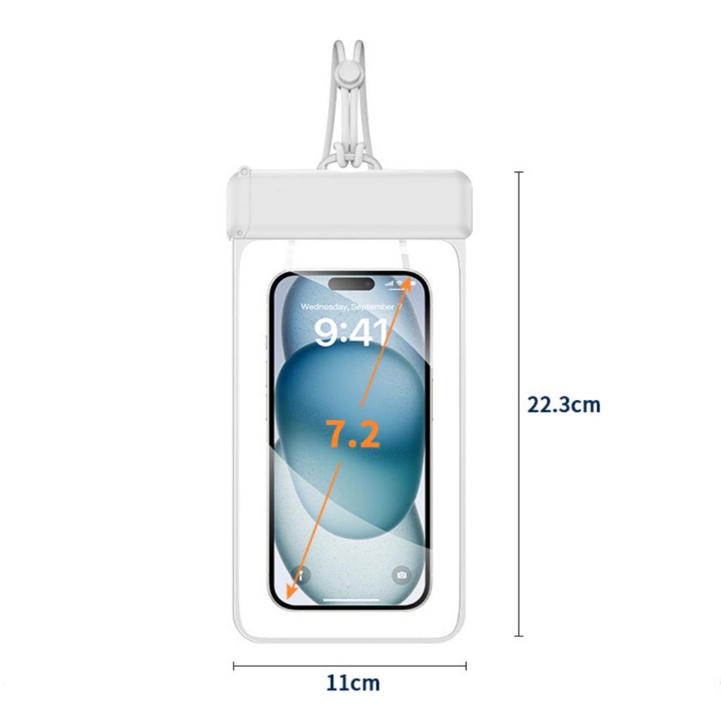 Waterproof Phone Bag Sensitive Swimming Sports Bag Phone Case Pouch Transparent Floating Case For Outdoor Activities