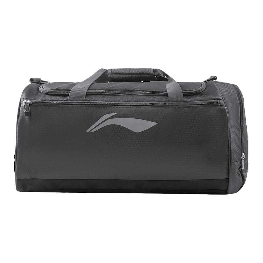 

New LiNing Fitness Series Polyester Crossbody Bag, Shoulder Bag, Gym Bag Large Unisex Black & Gray ABLV009-1 52.1*23.1*29.0CM