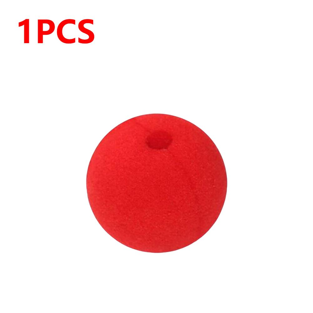 1-10 SZTUK 50mm Czerwony Gąbczasty Nos Klovna Kula Impreza Halloweenowa Clown Cyrk Magiczny Rekwizyt Komiksowy Cosplay Kostium Makijaż Dzieci Dorośli
