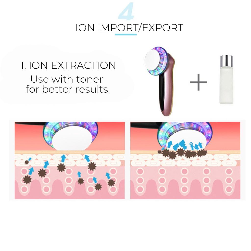 6 In 1 Ultrasound Fat Cavitation Ems Infrared Body Slimming Massager Shaping Instrument Galvanic Infrared Burner