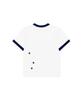 ESCAPEFROM Logo Ladybug Print Ringer Short Sleeve T-Shirt Navy