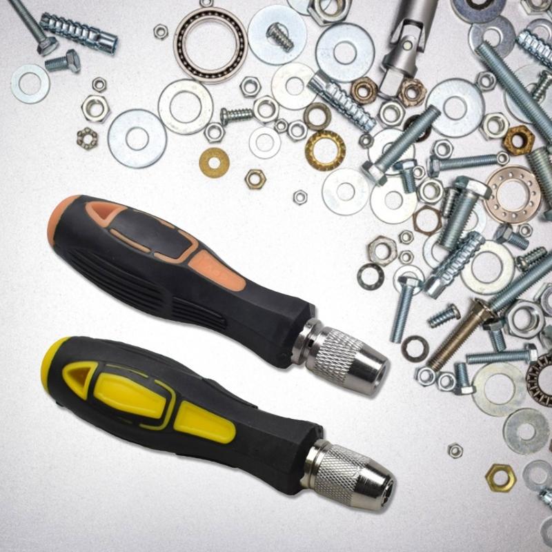 801 802 Schraubendreherbit-Griff für 5mm 6mm Rund-Elektroschraubendreherbit-Griff Ratsche Schraubendreherbit-Halter