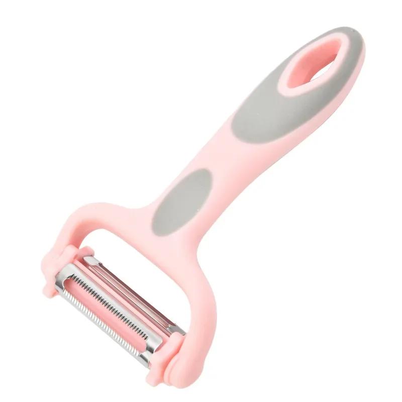 3-In-1 Stainless Steel Peeler Fruit Vegetable Potato Carrot Cucumber Multi-function Sharp Grater Peeler Slice Home Kitchen Tools