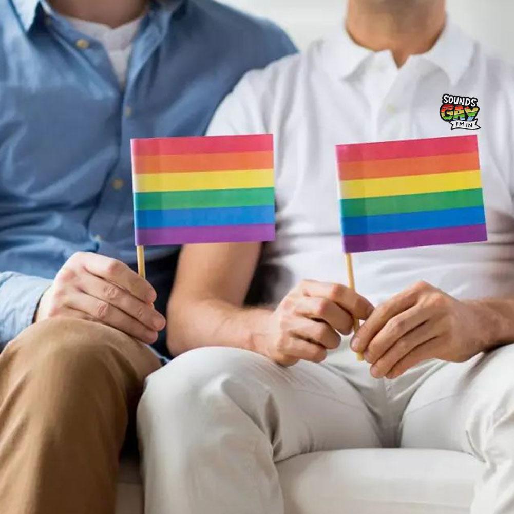 Custom Rainbow Quotations Enamel Pin Rainbow SOUNDS IN Gift GAY Lapel Badges I'M Rainbow Pin En A0X5