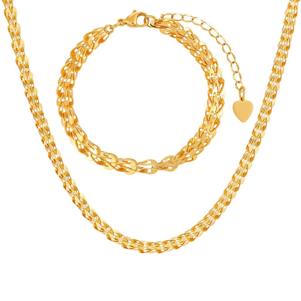 Ethnic Style Phoenix Tail Titanium Steel Necklace